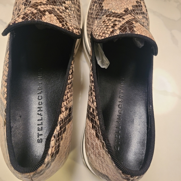 Stella McCartney Binx Python Slip-On Platform Shoes Size 36 - Picture 5 of 16